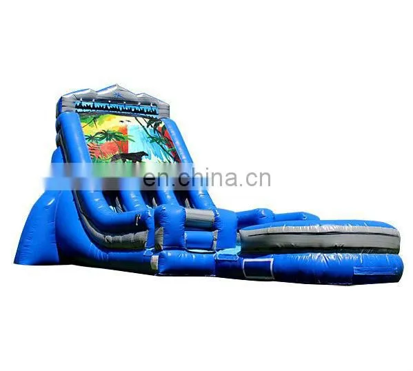 Giant inflatable water slide
