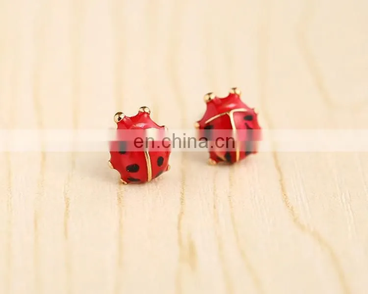 swan style ear stud rhinestone women fashion earring