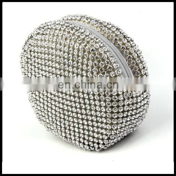 Wholesale High Quality glass stone clutch evening bag