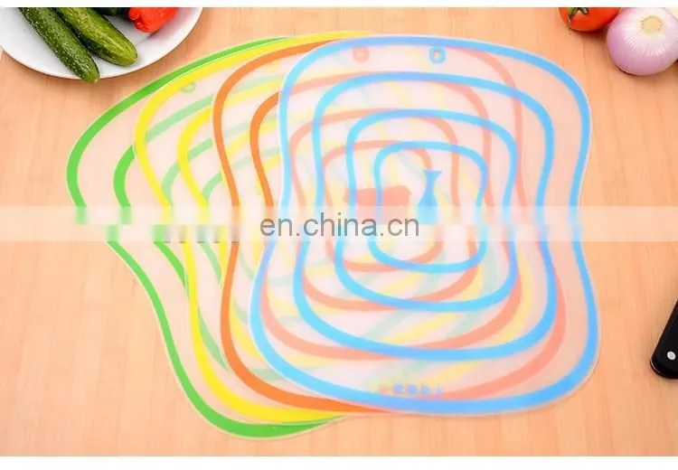Flexible customized print chopping board