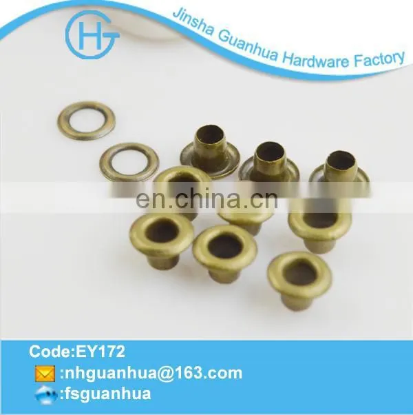 Manufactory price red copper eyelet in Guanhua for shoes