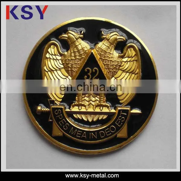 Custom sport award metal medallion for Louis school
