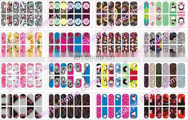 hot sale self adhesive populer cheap nail stickers