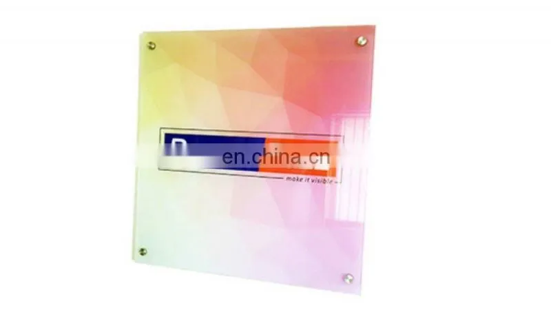 wholesales cheap acrylic wall sign holder frame
