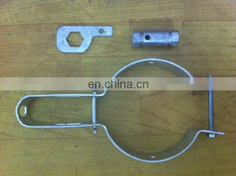 galvanized brace bands square pipe clamps,high strength pipe clamp