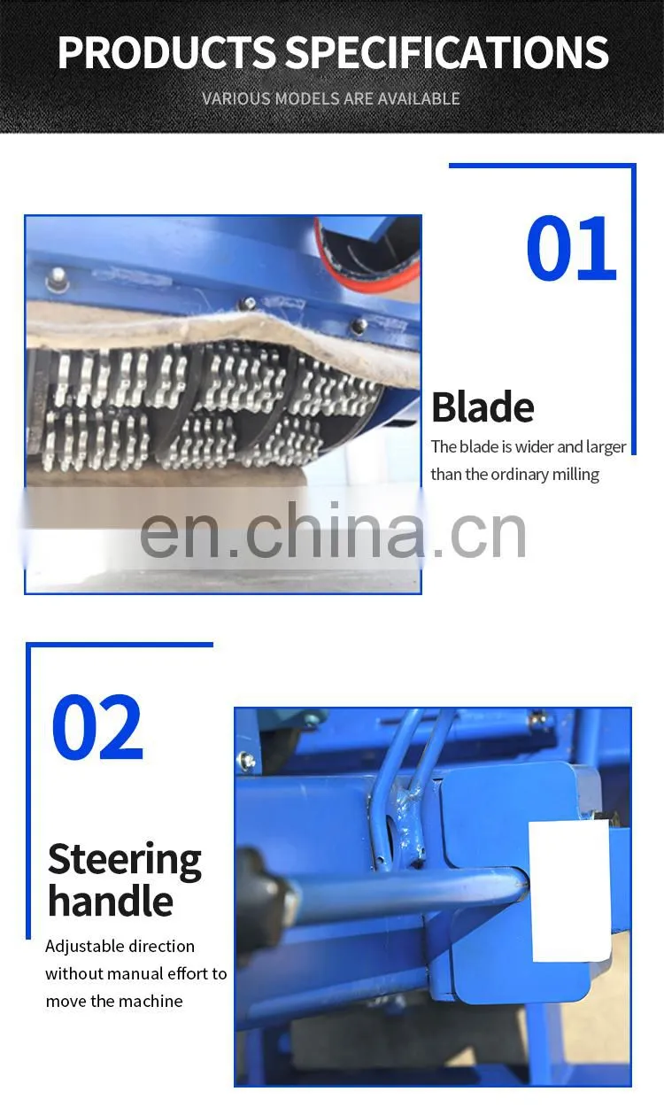 Factory direct supply self propelled concrete scarifier asphalt milling machine