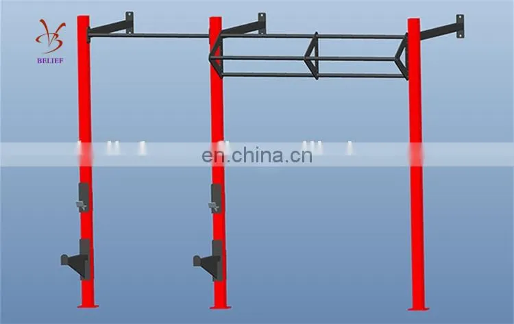 Multifunctional wall mounted crossfit rig pull up