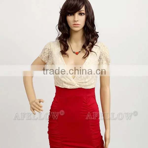 cheap cheap store display female plastic mannequin