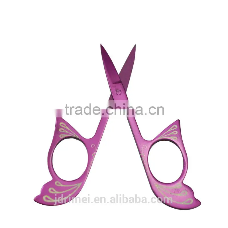 pink beauty instrument cutting scissor/trimming scissor