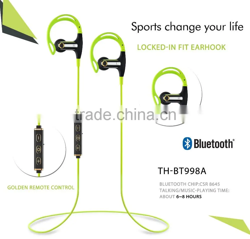 water proof headset sports wireless mp3 player wireless bluetooth headset