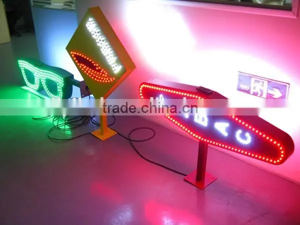 Outdoor led tobacco sign 35w two sides stainless steel cigarette display remote control