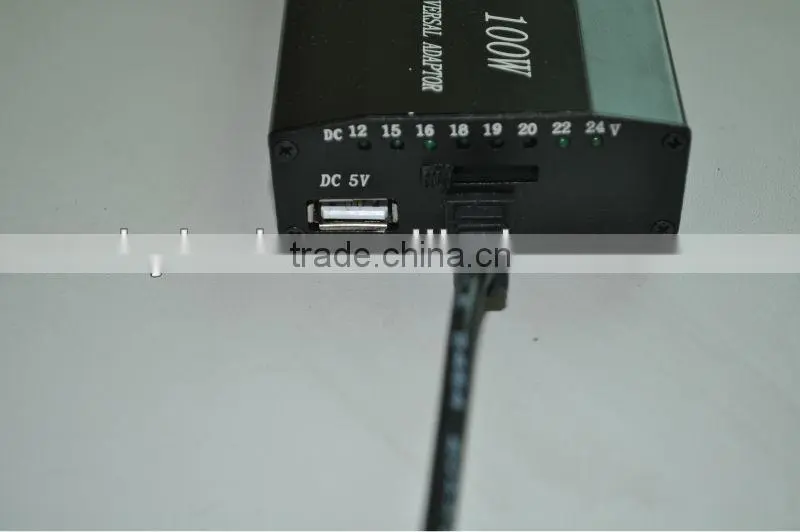 100W for home and car Universal laptop adapter