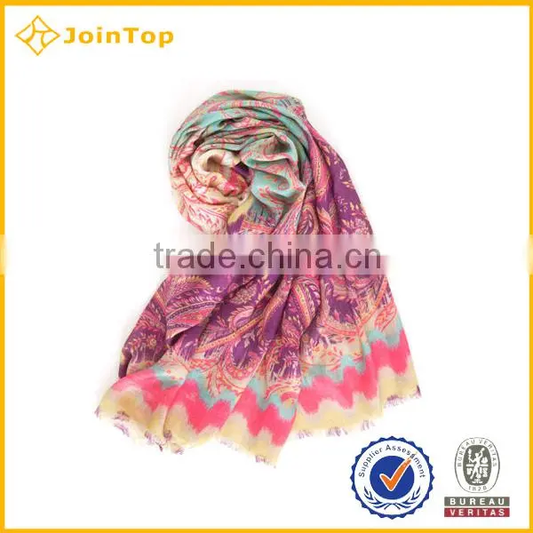 100% digital silk scarf printing wholesale in China