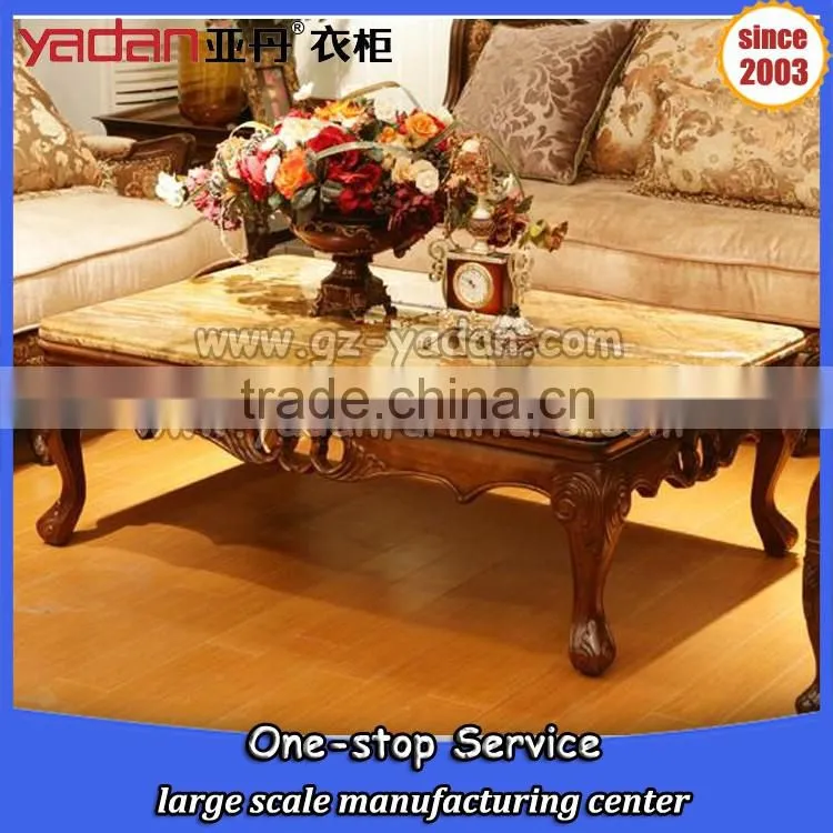 European glass coffee table design, hand carved coffee table, wood tea table