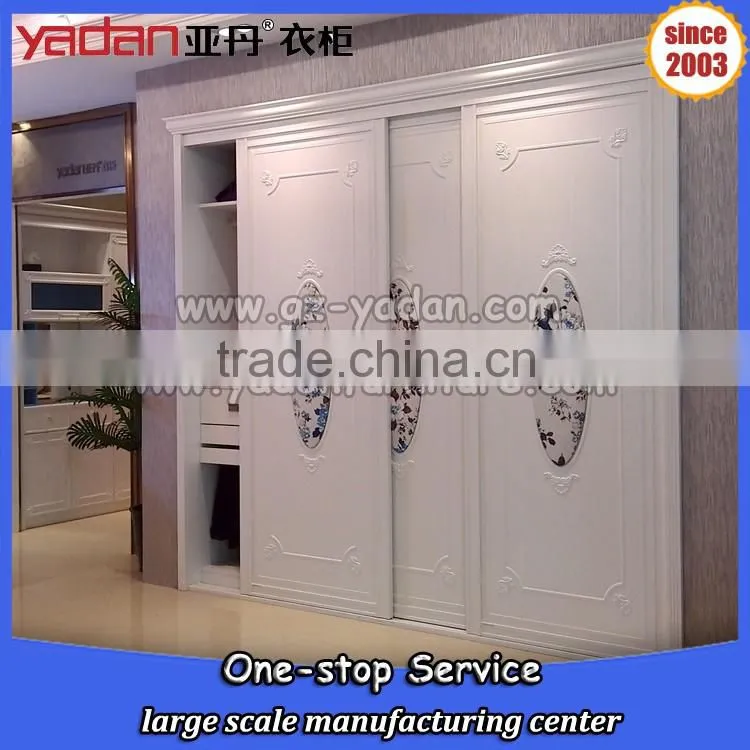 luxury custom made sliding door wall mounted clothes wardrobe