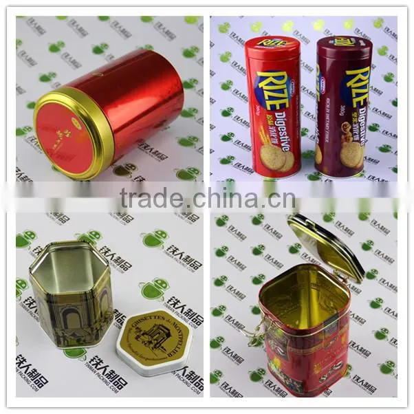Adorable printing style Candy case tea tin box dry food box