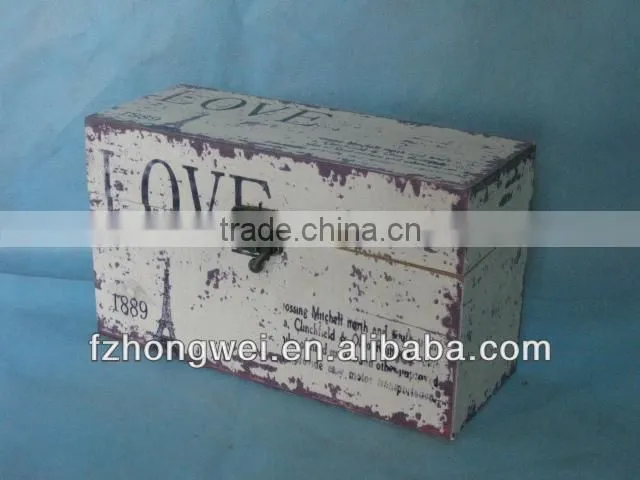 Hongwei 2013 Antiquated Wood Storage Boxes & Bins