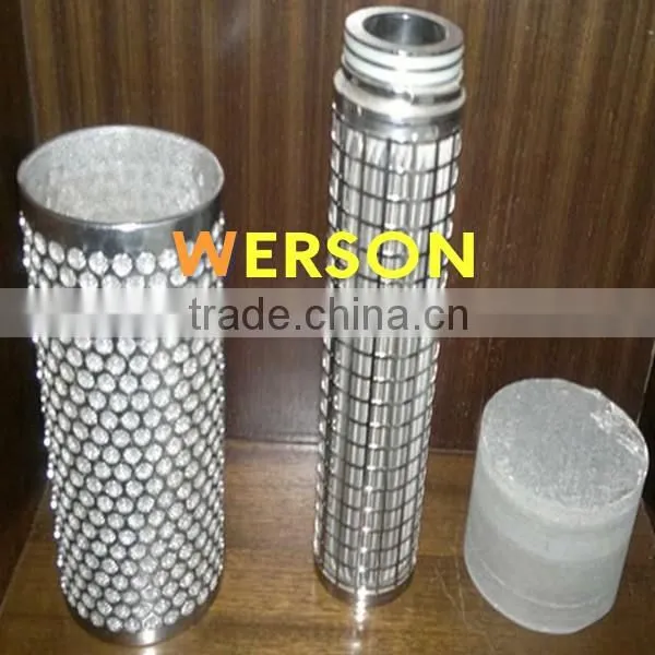 indufil stainless steel filter element ,pleated filter cartridge in 316 s.s mesh