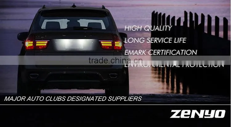 12 years manufacturer experience factory Professional for BMW Provide led license plate lamp e46 No error