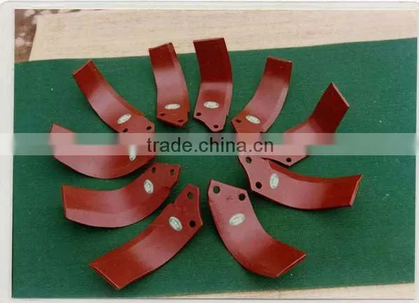 High quality double hole rotary tiller blades