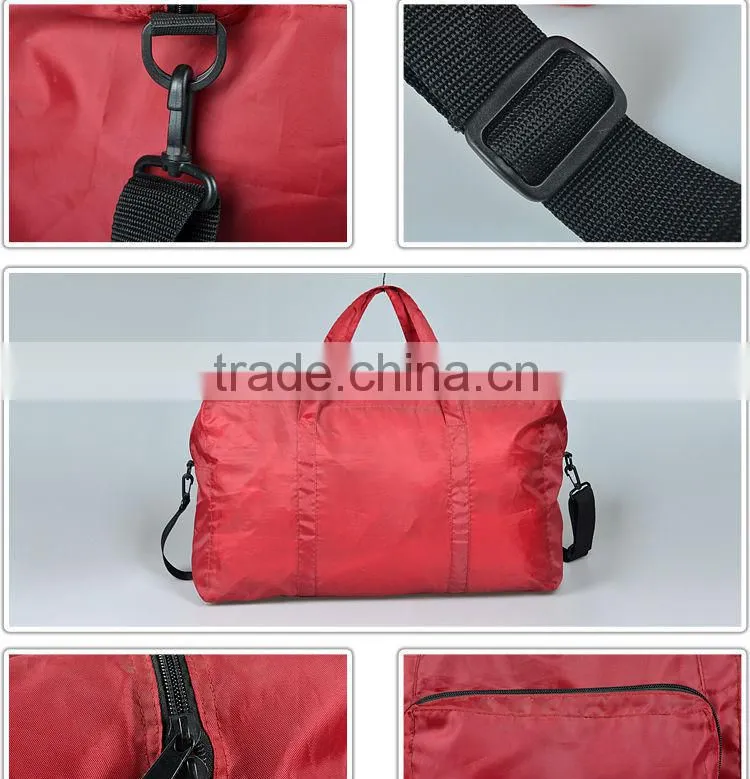 Custom waterproof nylon luggage travel bags