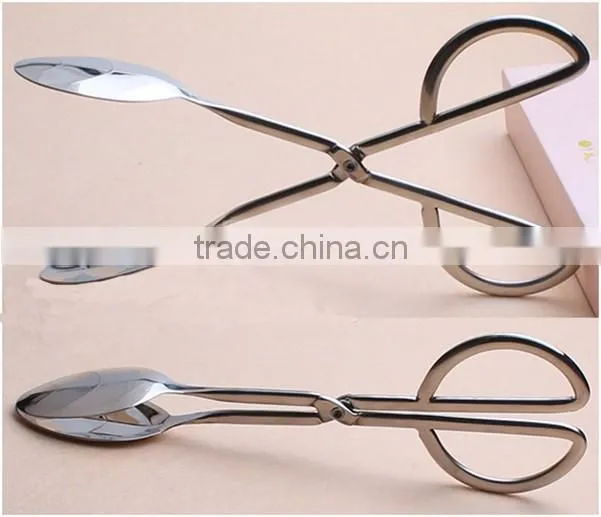food grade stainless steel food tongs with high quality