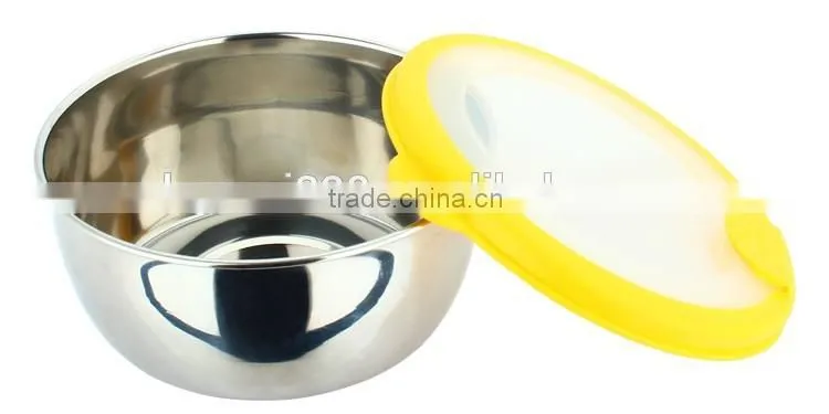 Home garden tableware series keep food fresh stainless steel container food bowl for picnic party
