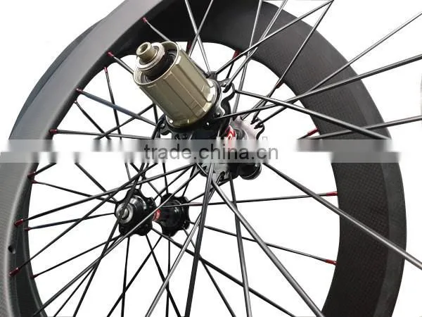 2014 new product 20" Carbon wheelset road bike clincher