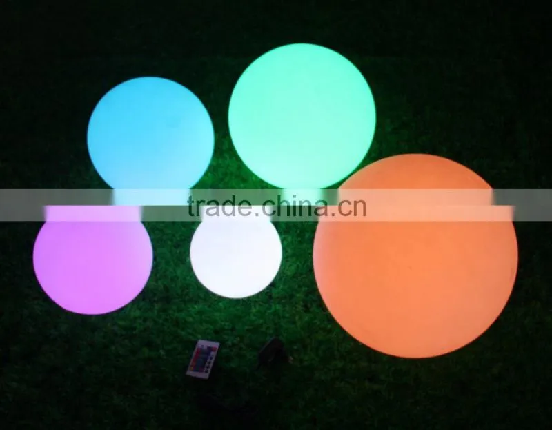 LED ball with remote control B004E