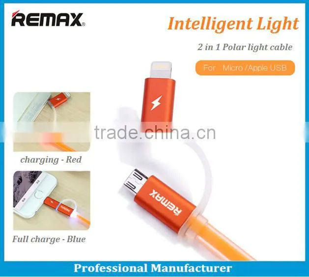 2 in 1 tpe usb cable 1.0m length for Android and IOS System
