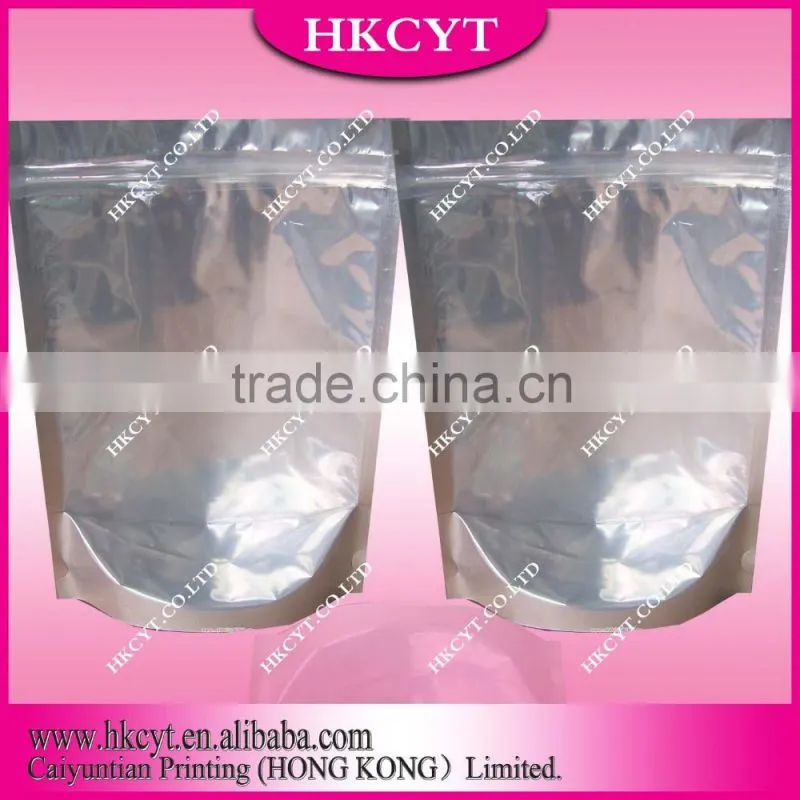 Stand up printed foil bags large/Aluminum foil packaging bag with custom design