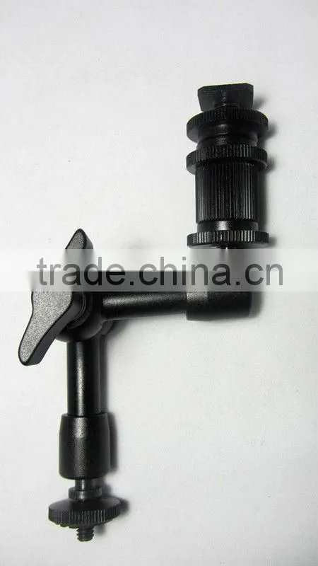 7 Inch Variable Friction Magic Arm for Hot Shoe Mounts to Work with LED Panel, DSLR Monitor, Mic 7ARM camera flash holder