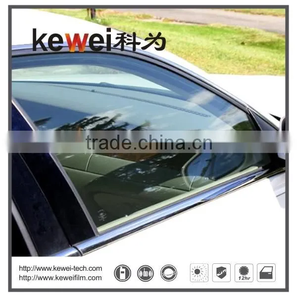 Black car window solar film