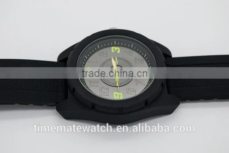 Fashion Geneva Silicone Quartz Sports Wrist Watch