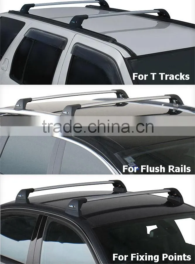 Car roof luggae rack universal flushbar whispbar