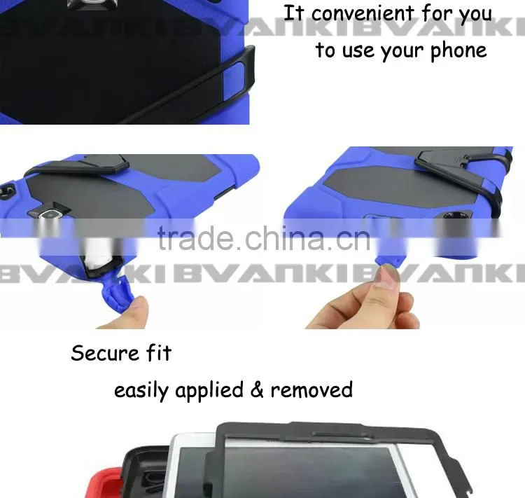 Rugged Hybrid Silicone Tablet Case For Samsung Galaxy Tab A 9.7 inch T550 Smart Robot Back Cover,Hybrid Rugged Shockproof Cover