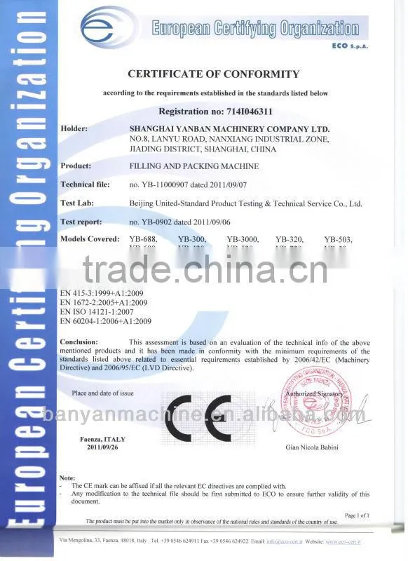 YB-2 hot sale salt Filling and packaging Machine /0086-13611835825