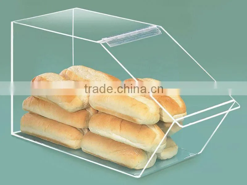 plastic clear bread container pastry storage with lid