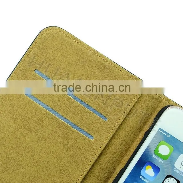 For iPhone 6 Plus/6s Plus Stand Leather Case with wallet card slot , For iPhone 6 Plus/6s Plus Leather Case