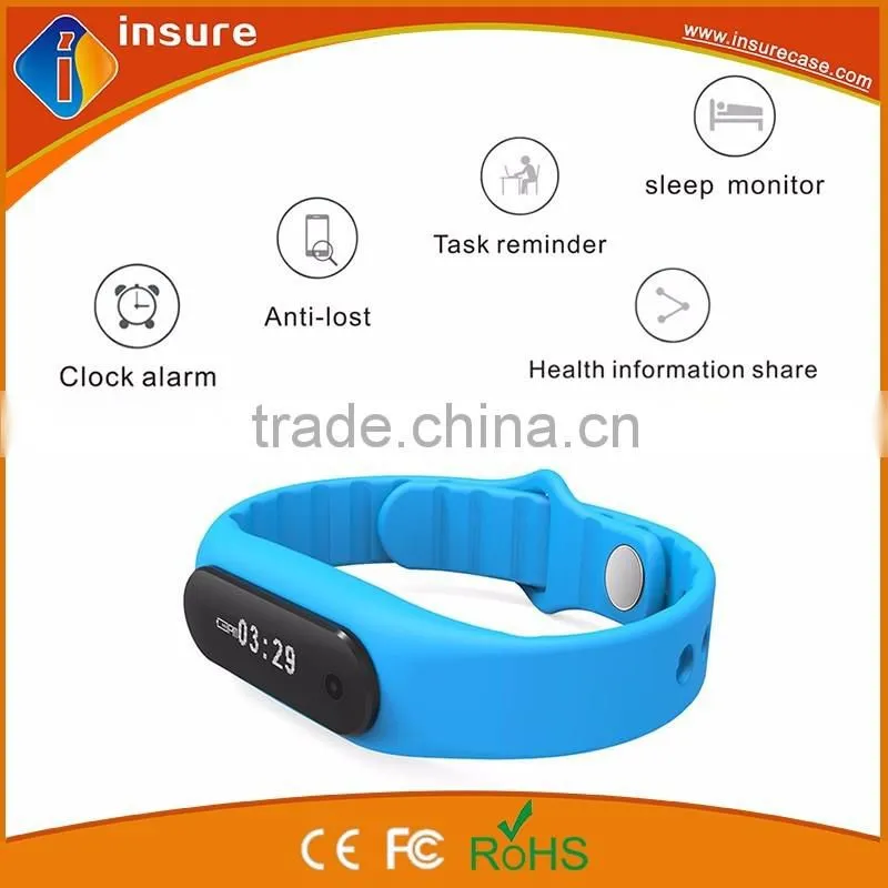 E06 bluetooth sport bracelet with TPU wristband