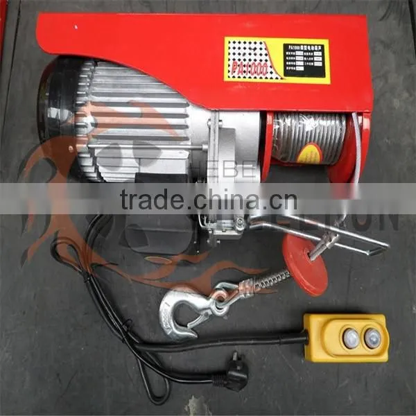 Portable lifting equipment 220V PA1000 mini wire rope hoist