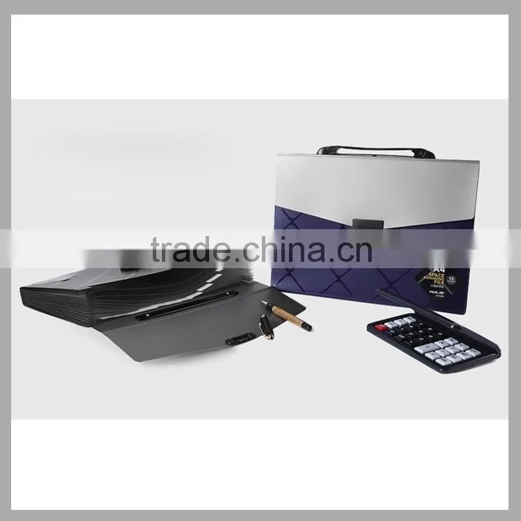 Fashion Handbag Style PP Expanding File Folder with Handle Document Bag