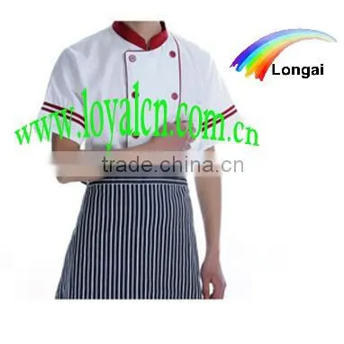 2015 Restaurant white chef uniform jacket