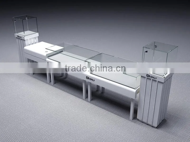 acrylic shelf for products display in the market