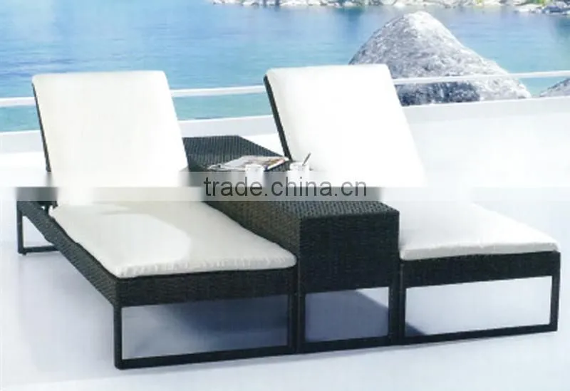 All Weather Outdoor Wicker Rattan Beach Chair