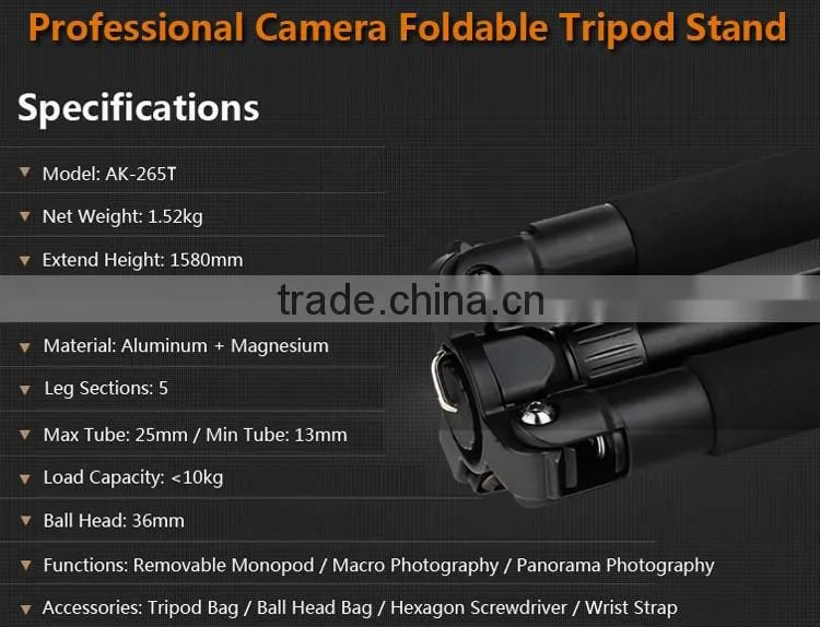 BILDPRO Tripod Factory Professional Camera Tripod Cheap Price Supplier