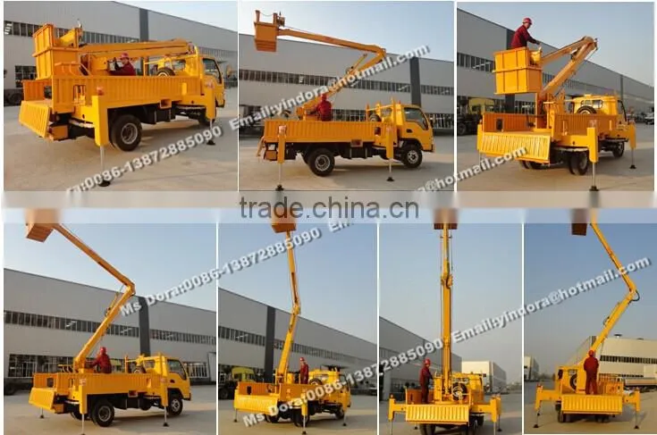 12M-18M manual platform lift, hydraulic lift platform truck, platform lift hand truck