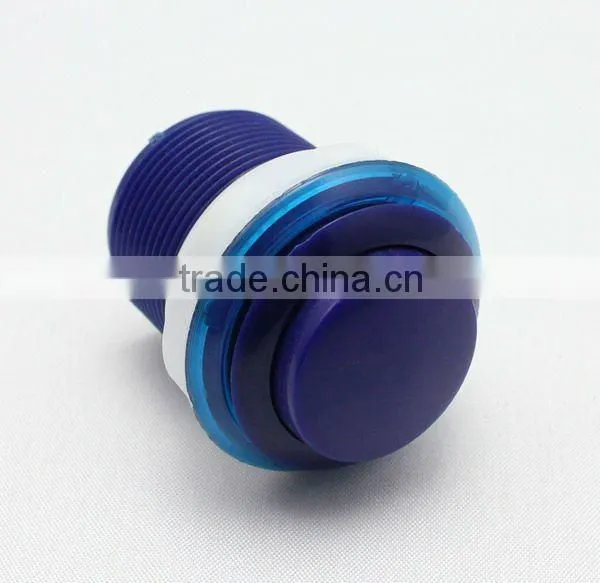 28mm Video arcade game blue plastic push button switch