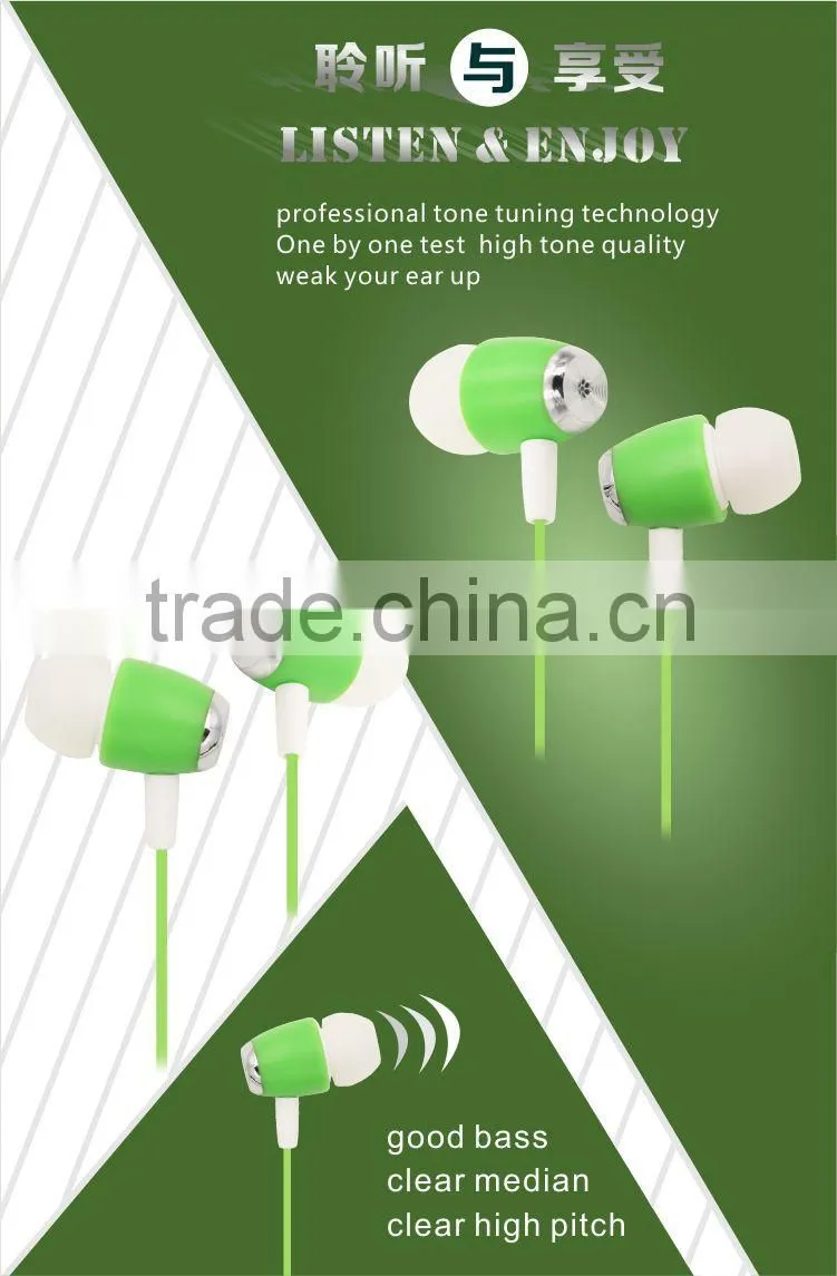 Hot selling cool design beautiful earphone for girls In Gift Box