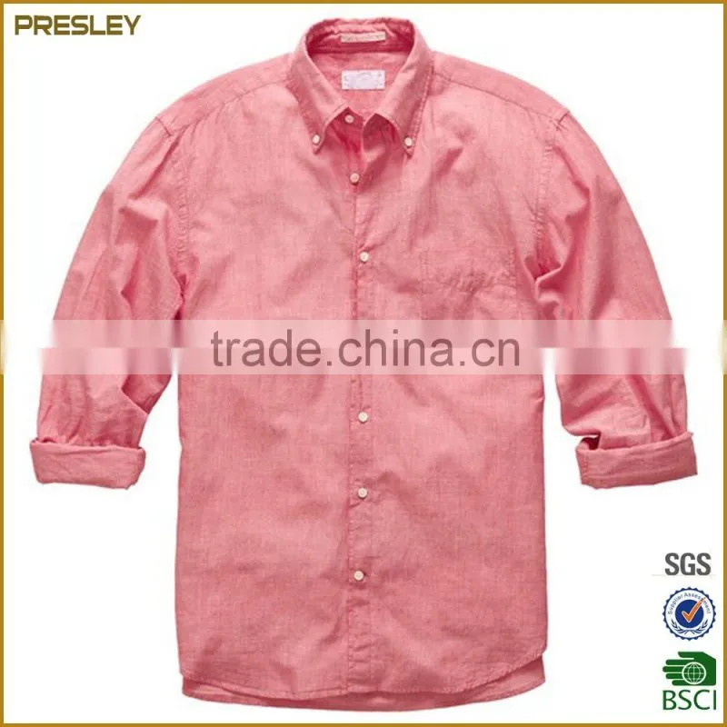 2016 Wholesale Latest Designs Pink Men New Models Mens Dress Shirts